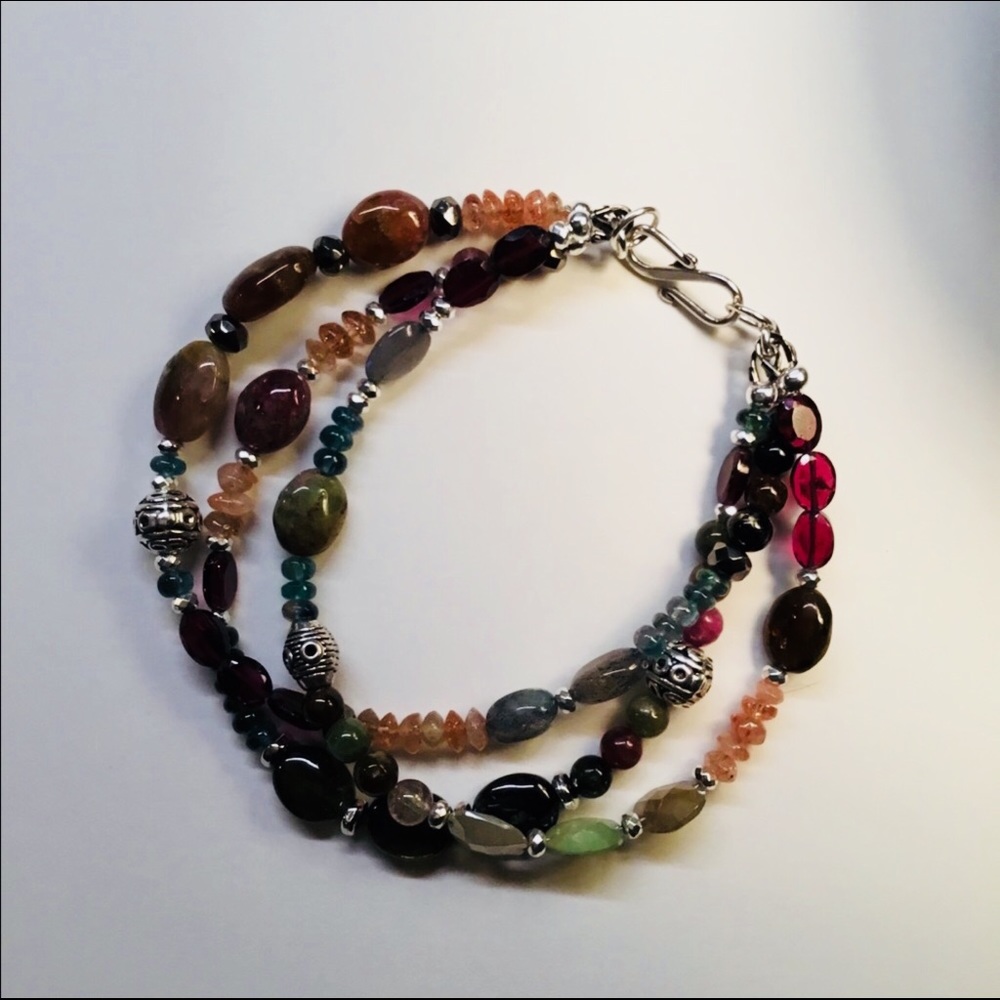 117🌸Genuine Gemstone Bracelet - Picture 3 of 4